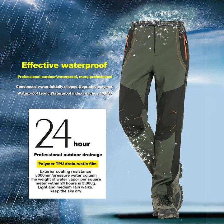 Winter Warm Hiking Pants - Gray